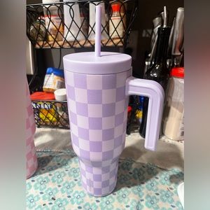 Purple Checkered Hydrapeak 40 oz